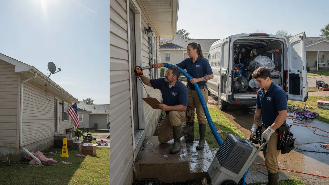 Ceiling Water Damage Restoration in Milan, MO near me